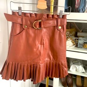 Faux leather Skirt